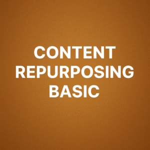 Content  Repurposing Basic Plan – $2,598/month