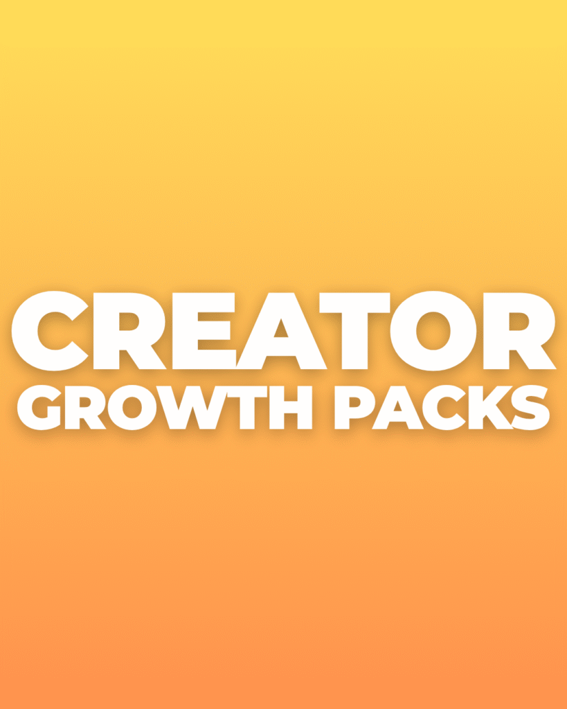 Creator growth packs